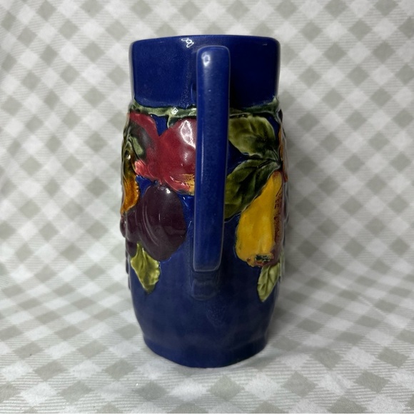Antique Czechoslovakia Handpainted Majolica Pitcher 1.5 L Bern Boch c.1918-1938 - Picture 4 of 7